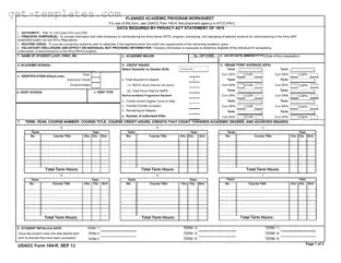 Fill in a Valid 104 R Template