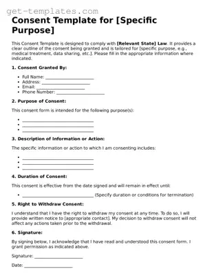 Attorney-Approved Consent Form