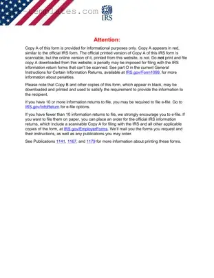 Fill in a Valid IRS 1099-MISC Template