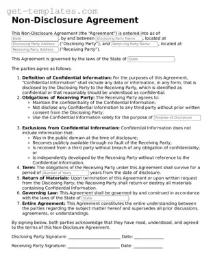 Attorney-Approved Non-disclosure Agreement Form