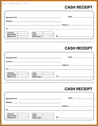Fill in a Valid Cash Receipt Template