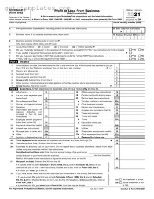 Fill in a Valid IRS Schedule C 1040 Template