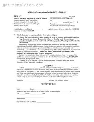 Fill in a Valid Ucc 1 308 Template